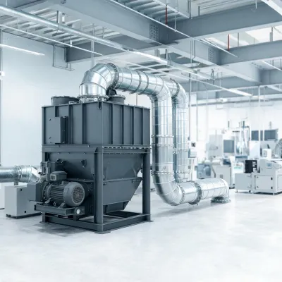 industrial dust collection system installation